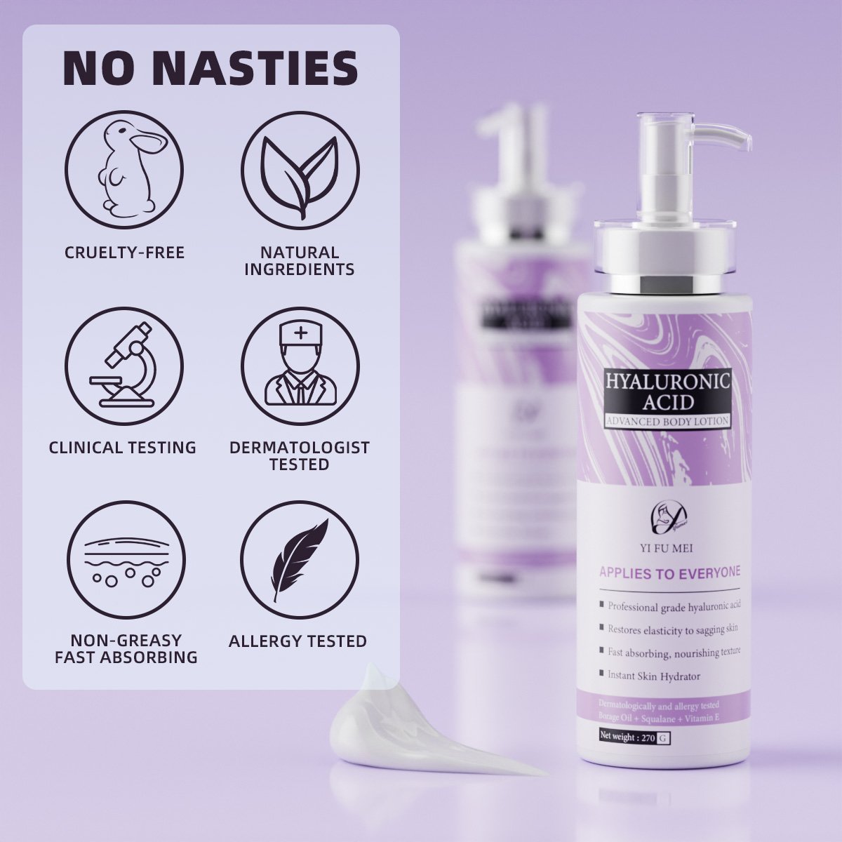 Wholesale Original Skin Care Hyaluronic Acid Face And Body Lotion Lightening Repair Moisturizing Body Lotion