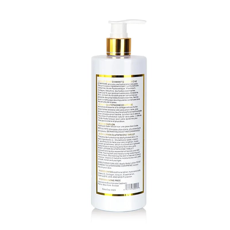 OEM Guangzhou manufacturer producto para aclarar la piel brightening lotion moisturizing cream lightening whitening body lotion