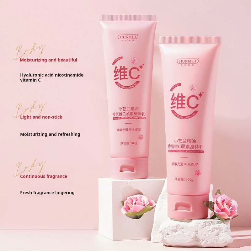 HUNMUI Essential Oil Aroma Body Lotion with Vitamin C Urea Hyaluronic Acid for Adults' Nourishing Moisturizing