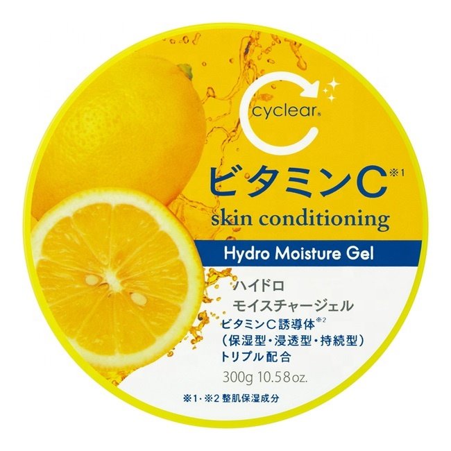 Japan Cyclear Vitamin C Hydro Moisture Gel 300g Body Lotion Collagen Shea Butter Hyaluronic Acid Wholesale Best Selling Product