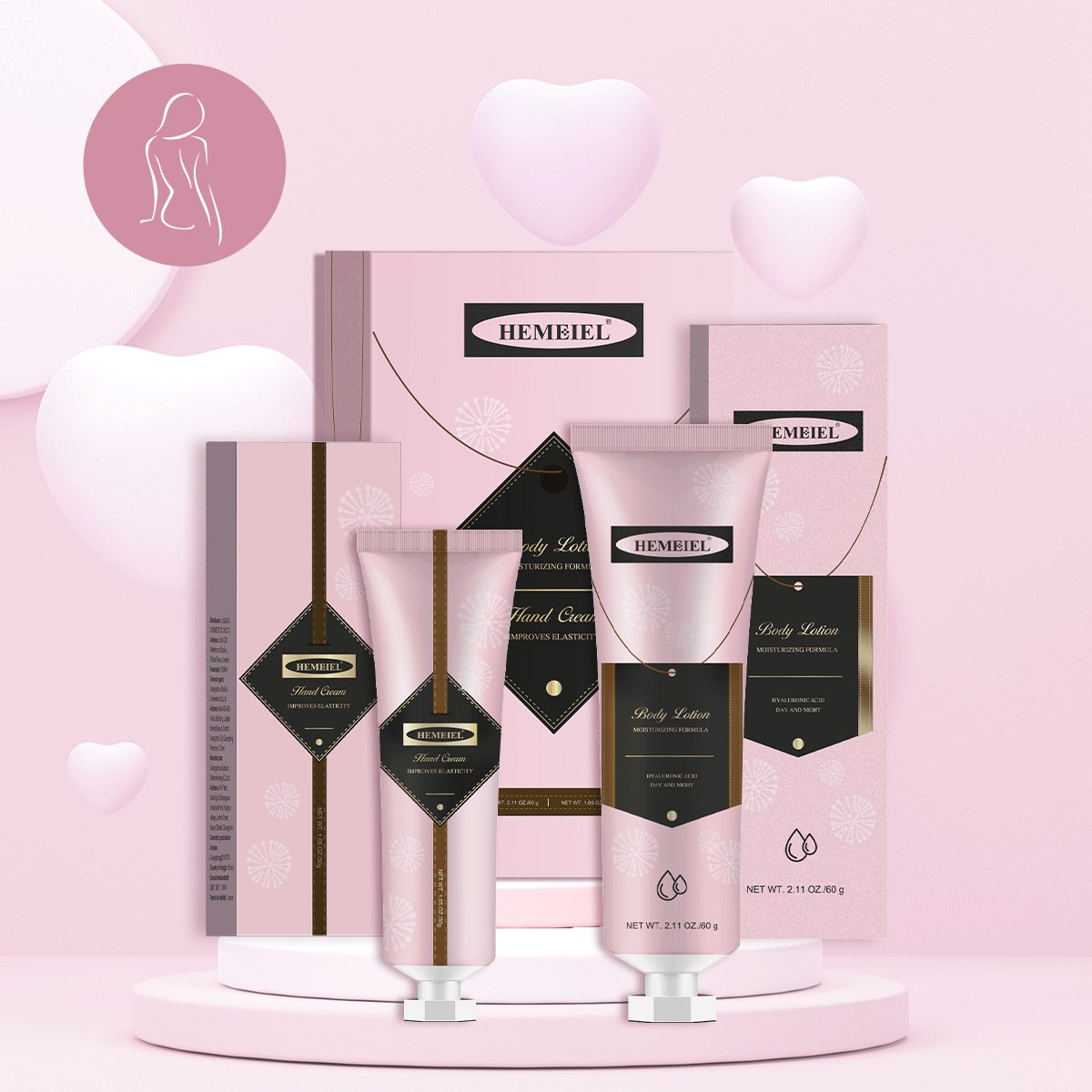 Autumn winter body care set hand cream long-lasting fragrant moisturizing body lotion for women