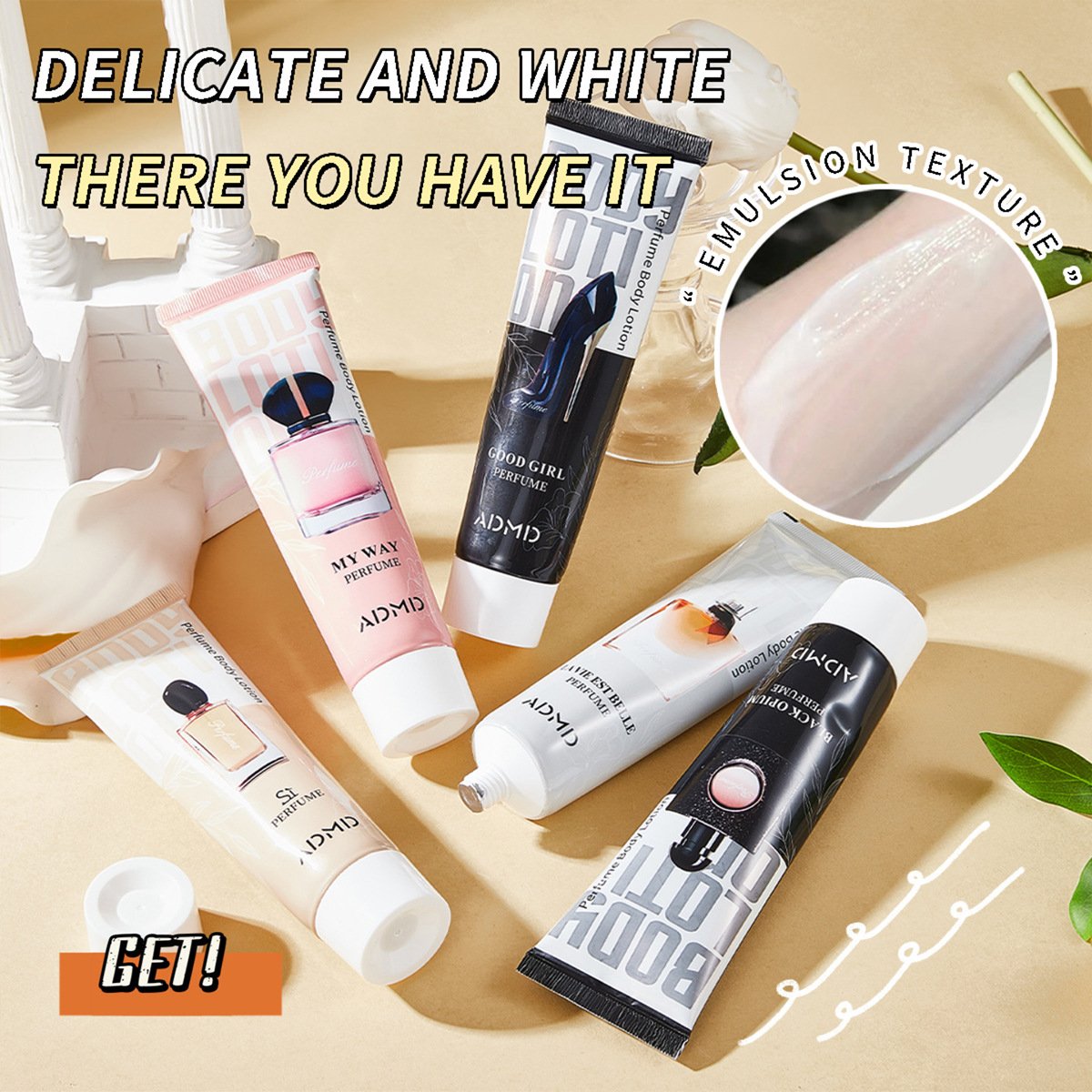 150ml Lasting fragrance Moisture good body lotion custom body lotion body lotion