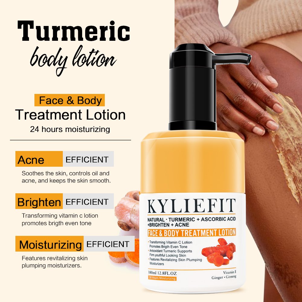 Body Butter Custom Best Whitening Turmeric Shea Butter brightening and acne removal Turmeric body lotion for men