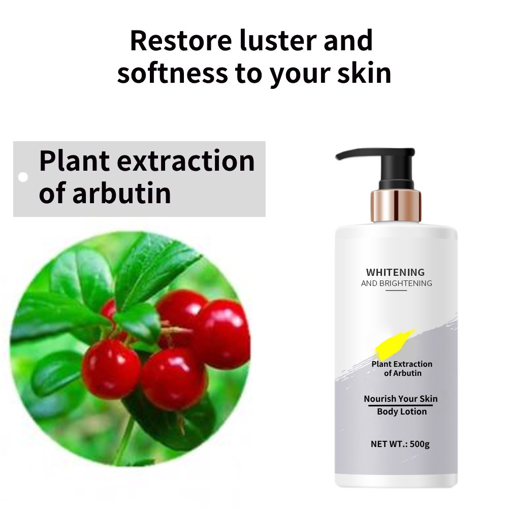 OEM Organic Whitening Body Lotion Hyaluronic Acid Glycerin Niacinamide Retinol Adults Skin Care Brightening Lightening Effects