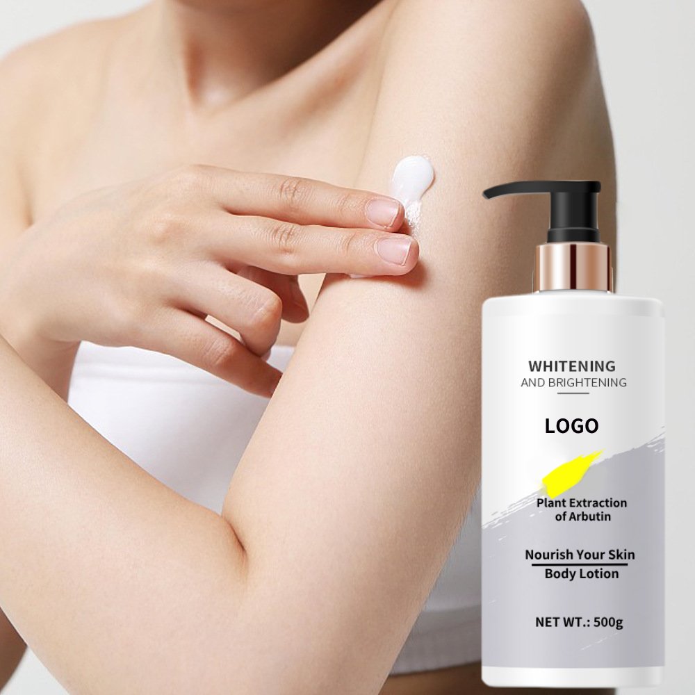 OEM Organic Whitening Body Lotion Hyaluronic Acid Glycerin Niacinamide Retinol Adults Skin Care Brightening Lightening Effects