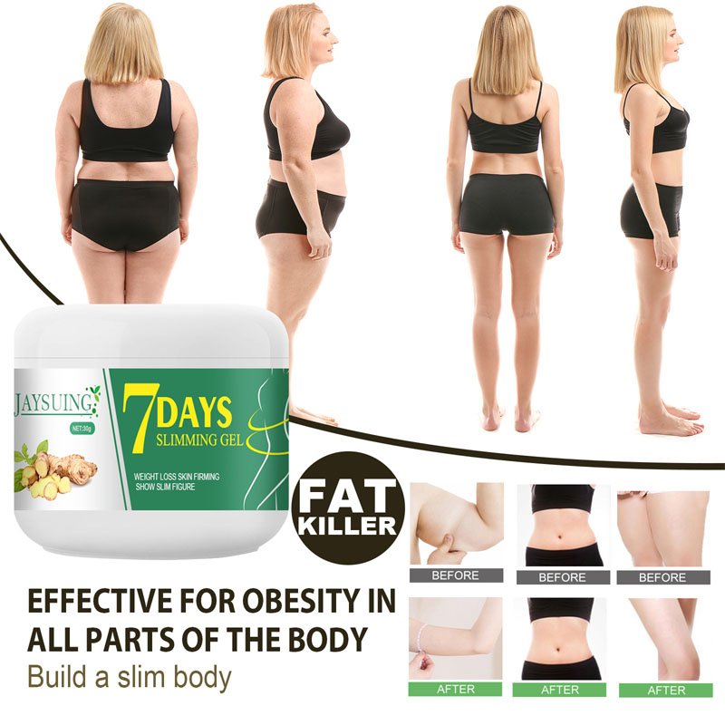 7 DAYS Ginger Slimming Cream Weight Loss Removal Leg Waist Cellulite Fat Burning Massage Cream Whitening Lifting Body Care