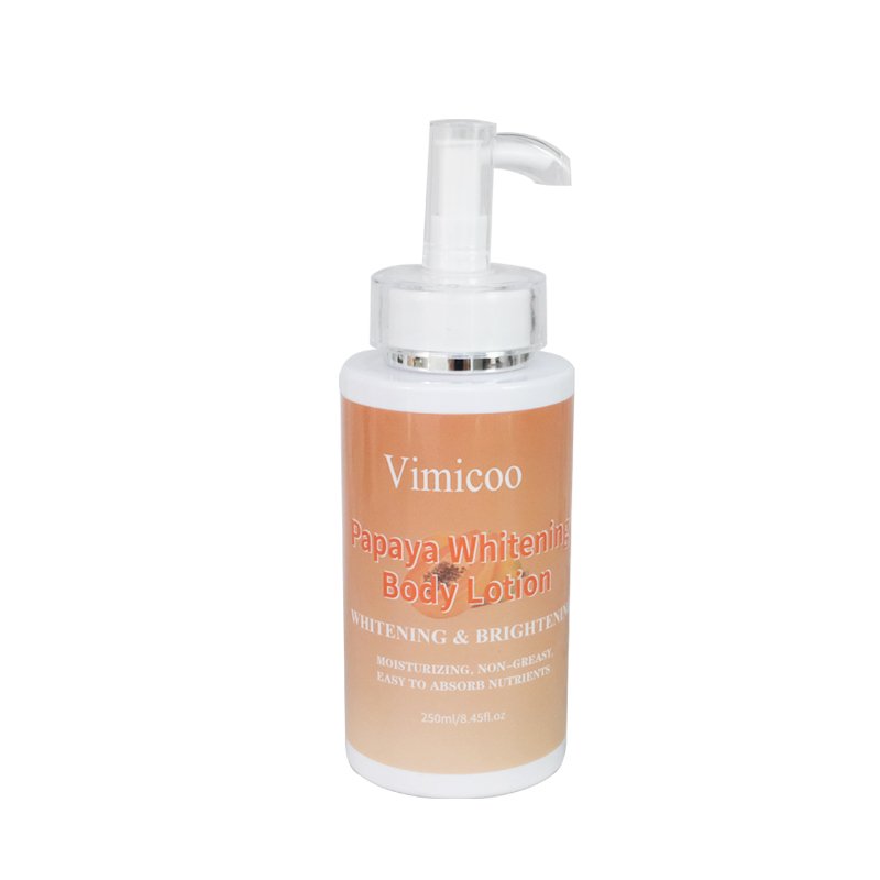 Best Private Label Organic Whitening Brightening Body Care Lotion Papaya Body Lotion For Dry Black Skin