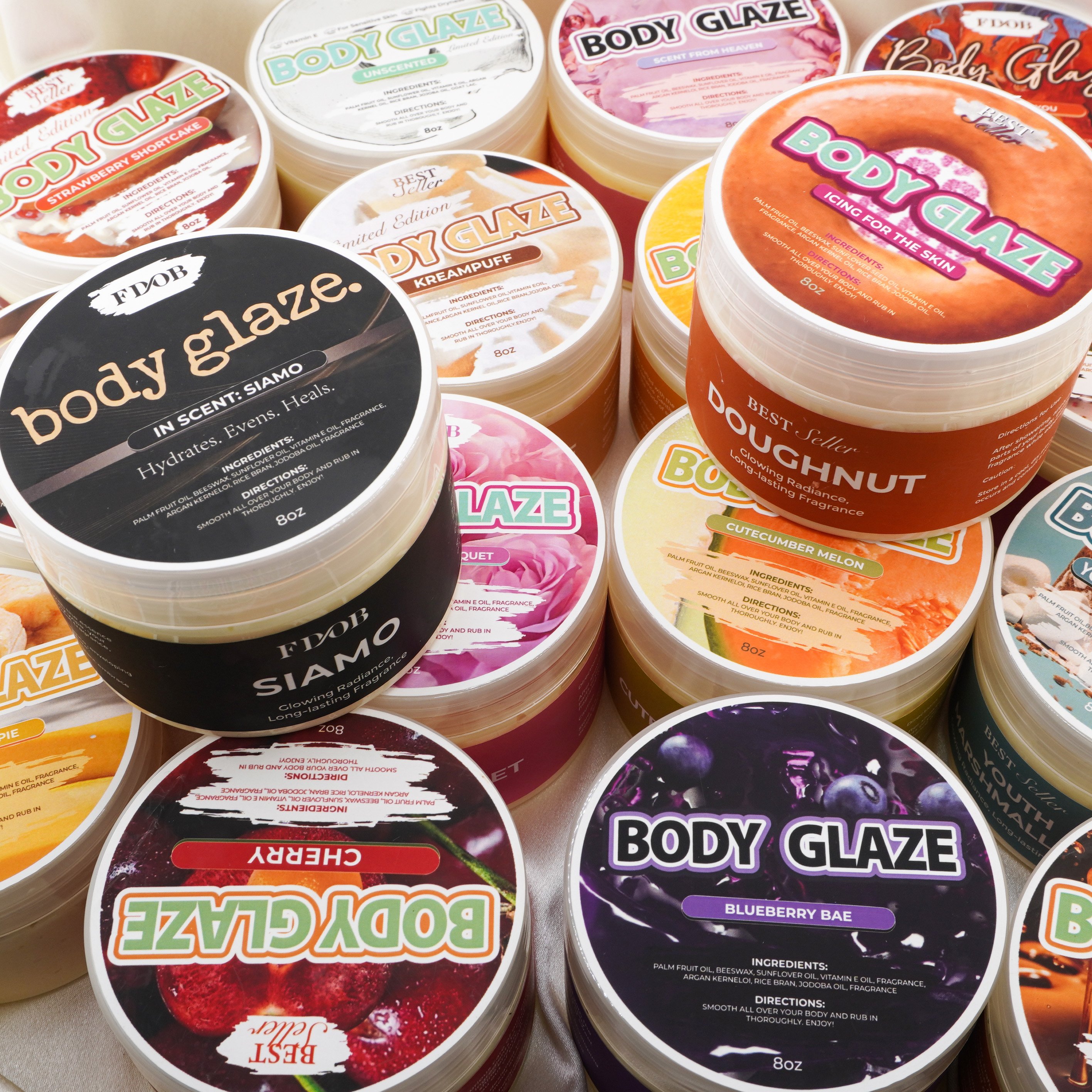 Skin cream anti aging body butter cream moisturizing skin body lotion mango body glaze