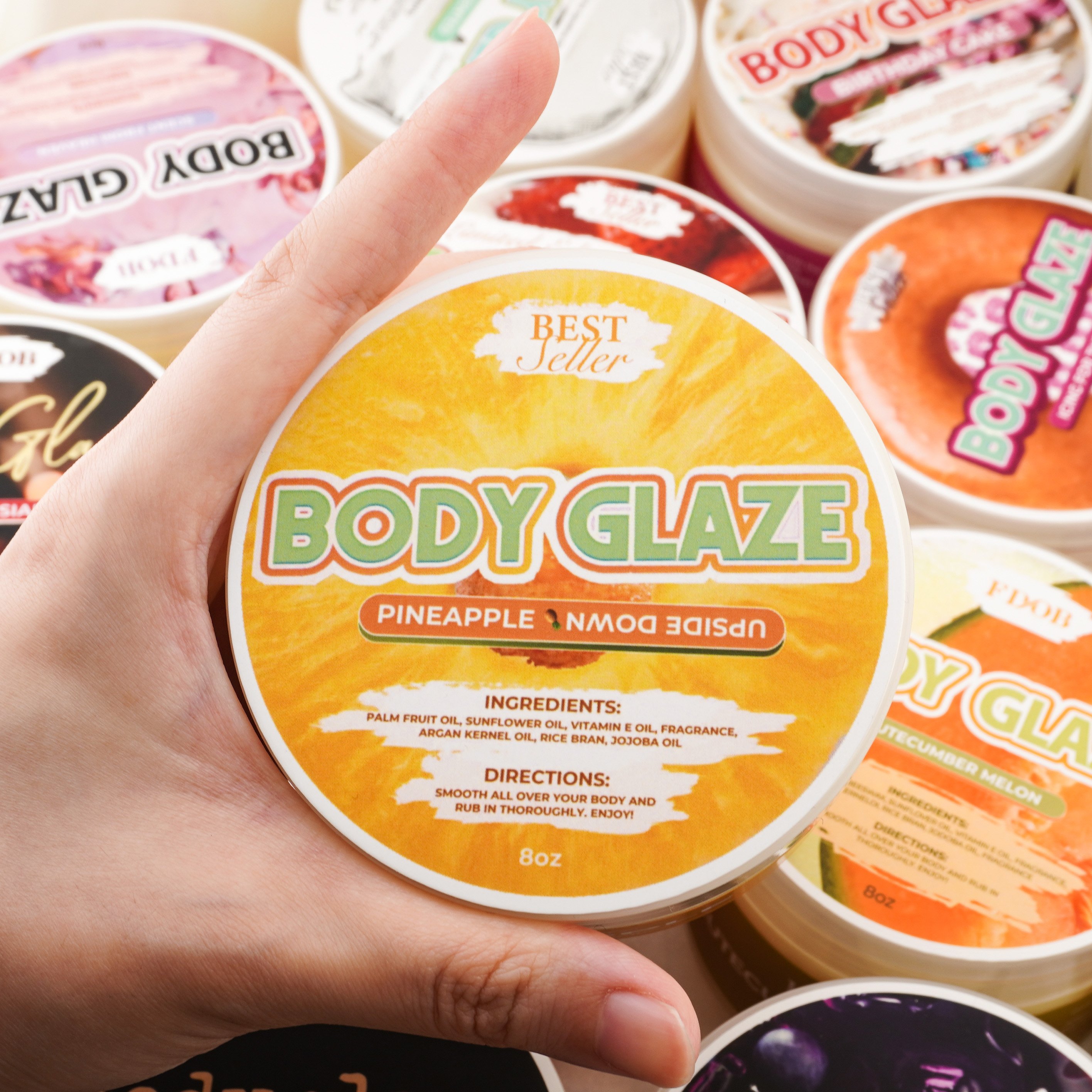 Skin cream anti aging body butter cream moisturizing skin body lotion mango body glaze