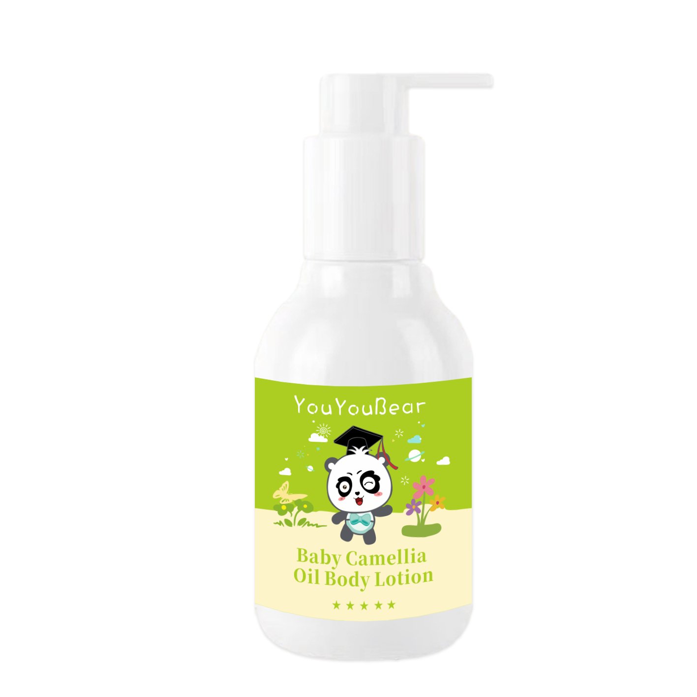 Baby Camellia Oil Body Milk Natural Calming Comfort Moisturizing Cream Relax Soothing Dryness Skin Baby Body Lotion