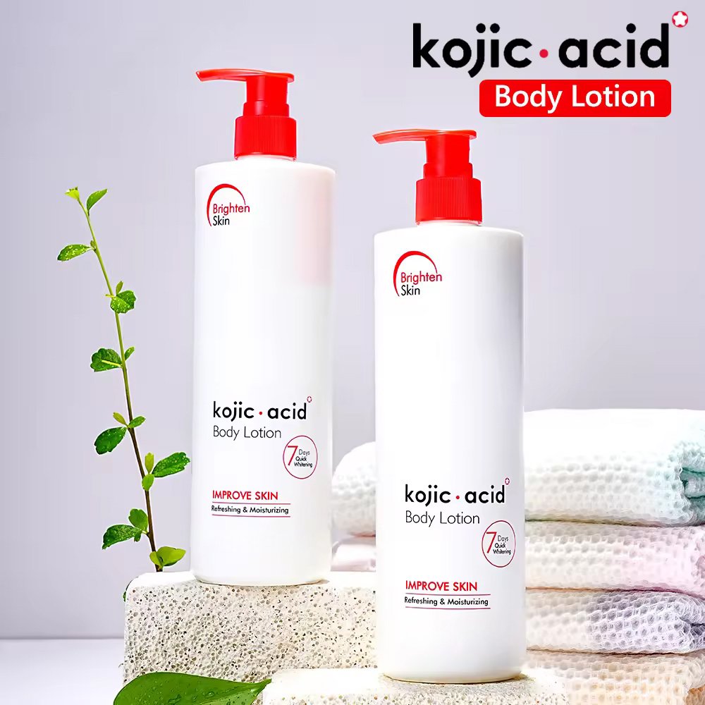 OEM ODM 7 Days Quick Whitening 3 in 1 Kojic Acid Collagen Glow Moisturizing Refreshing Body Lotion for Women
