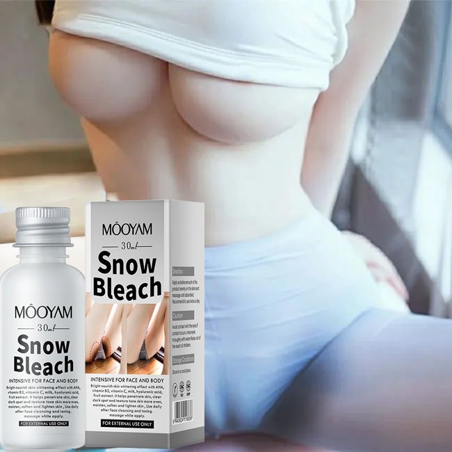 Private Label 30ml Snow Bleach Cream Private Part Underarm Whitening Lotion Skin Dark Spot Body Bikini Area Cream