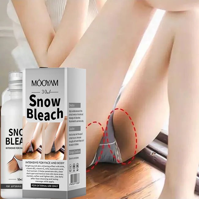 Private Label 30ml Snow Bleach Cream Private Part Underarm Whitening Lotion Skin Dark Spot Body Bikini Area Cream