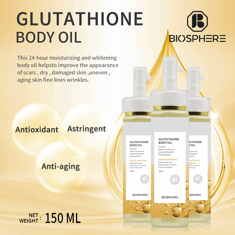 New Arrival Latest OEM ODM Super Hydrating Whitening 24-hour Moisturizing Glutamic Acid Body Oil Body Lotion