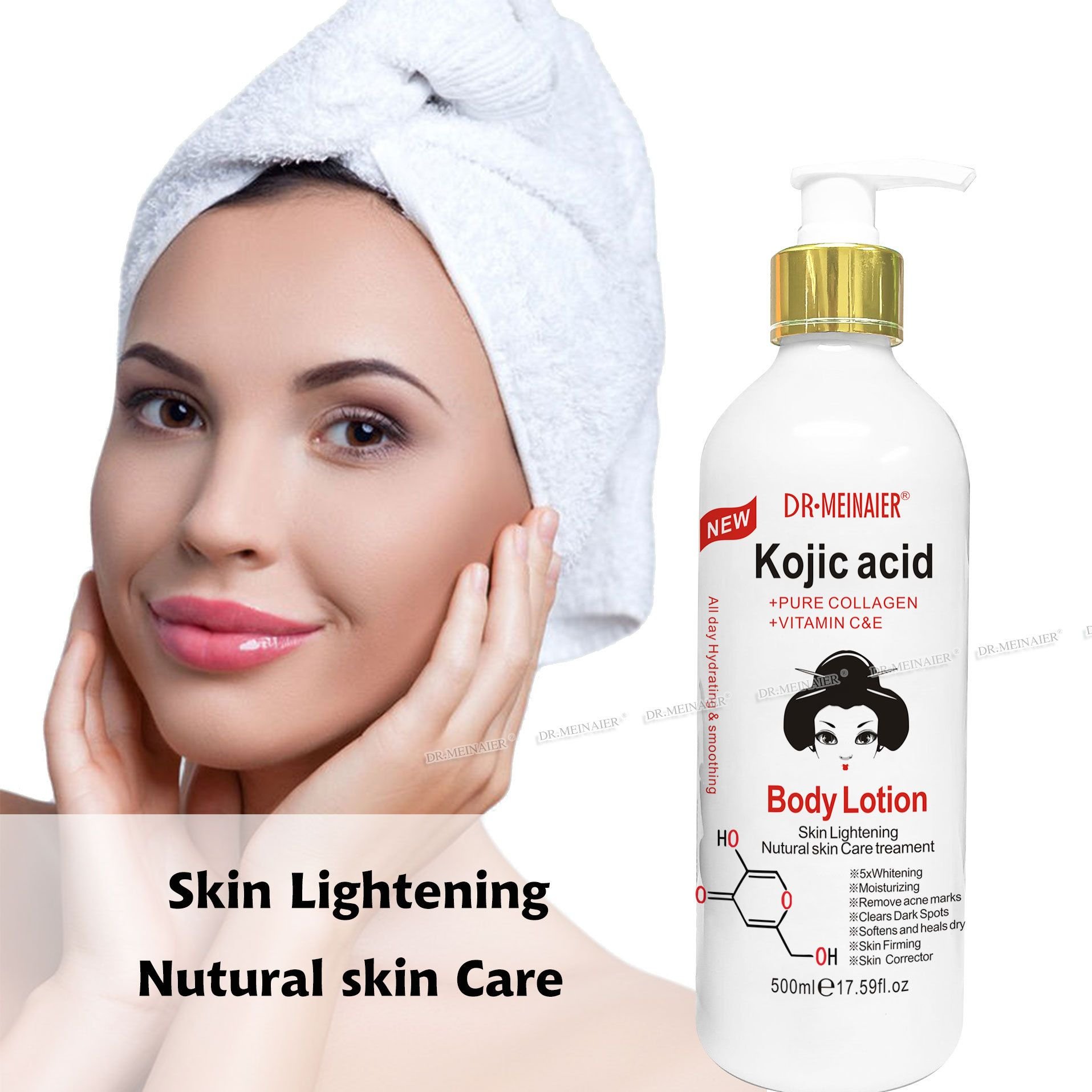 Kojic Acid Body Lotion Body Moisturizer Lotion Body Lotion Private Label