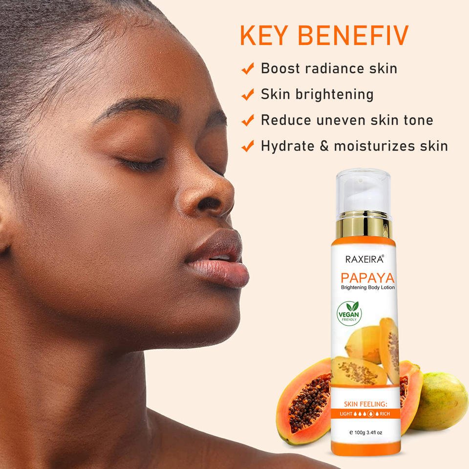 Oem Wholesale body lotion papaya whitening location body lotion cream body papaya