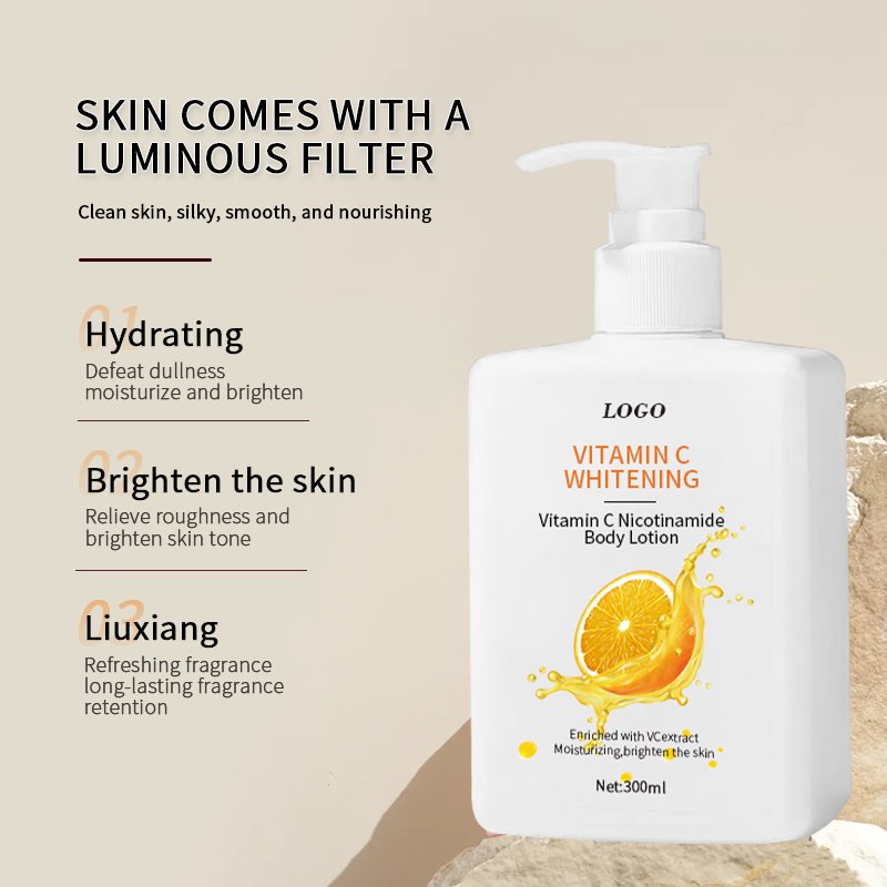 Wholesale long-last moisturizing skin thailand vitamin c whitening body lotion product the with niacinamide