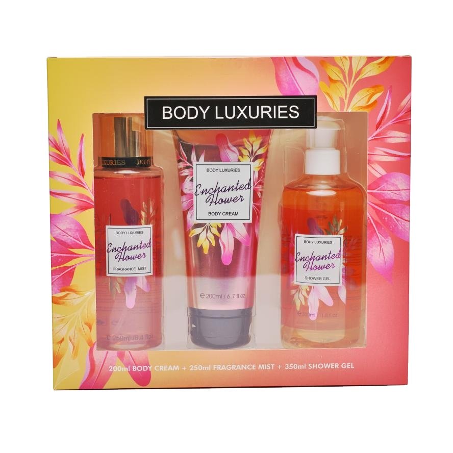 New arrival 3pcs gift skin care set women's perfumes original body lotion cream body wash