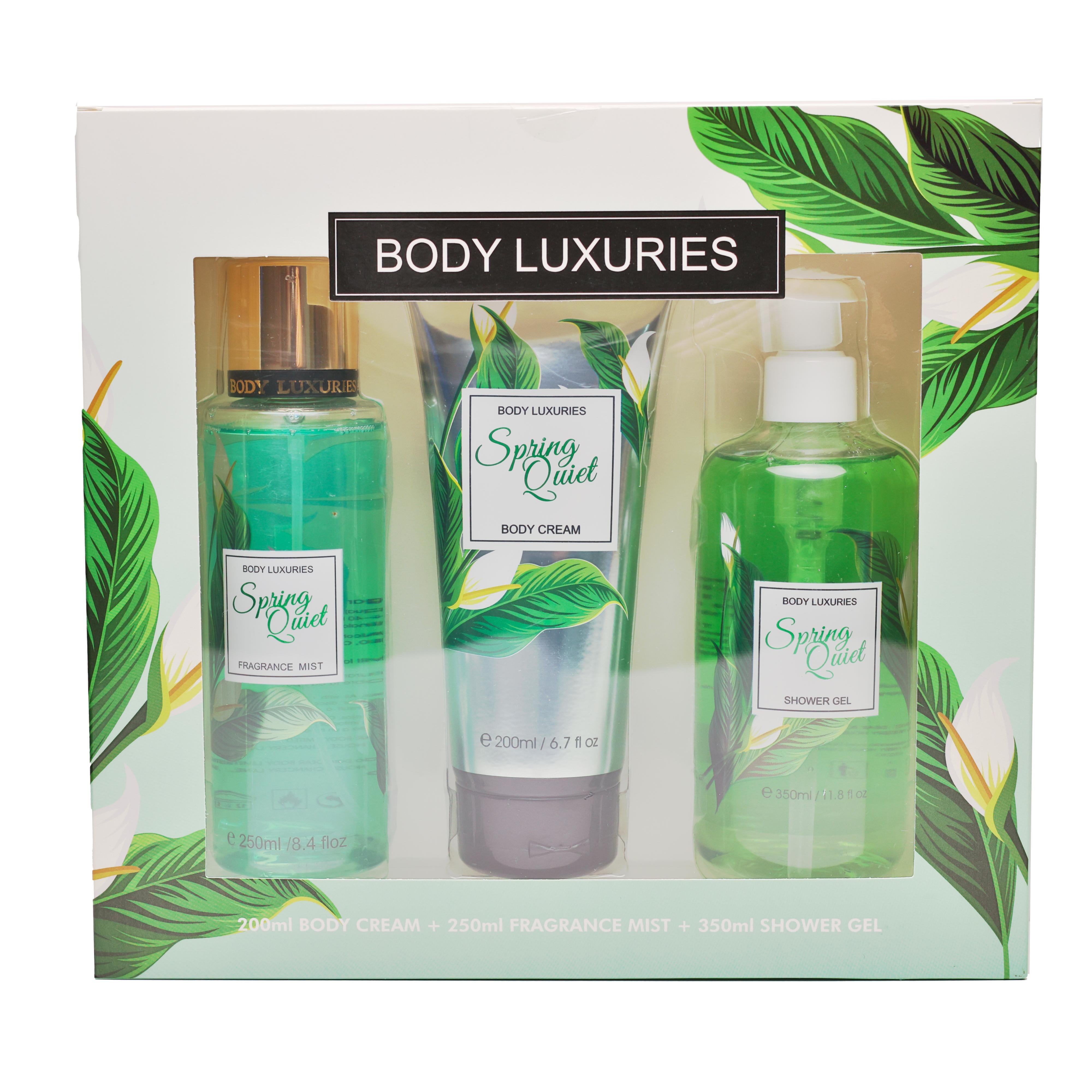 New arrival 3pcs gift skin care set women's perfumes original body lotion cream body wash