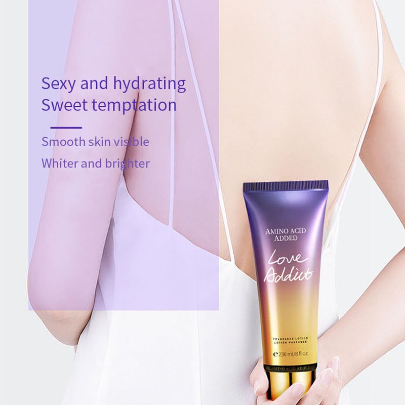 In stock high quality perfume body lotion OEM ODM private label vitamin E moisturizing skin whitening body lotion cream