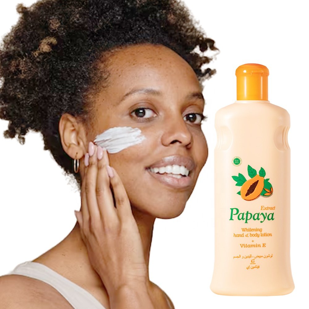 Gluta Booster Glowing Brightening Extra Papaya Whitening Body Cream for Hand & Body Beautiful Milk Body Lotion 300ML