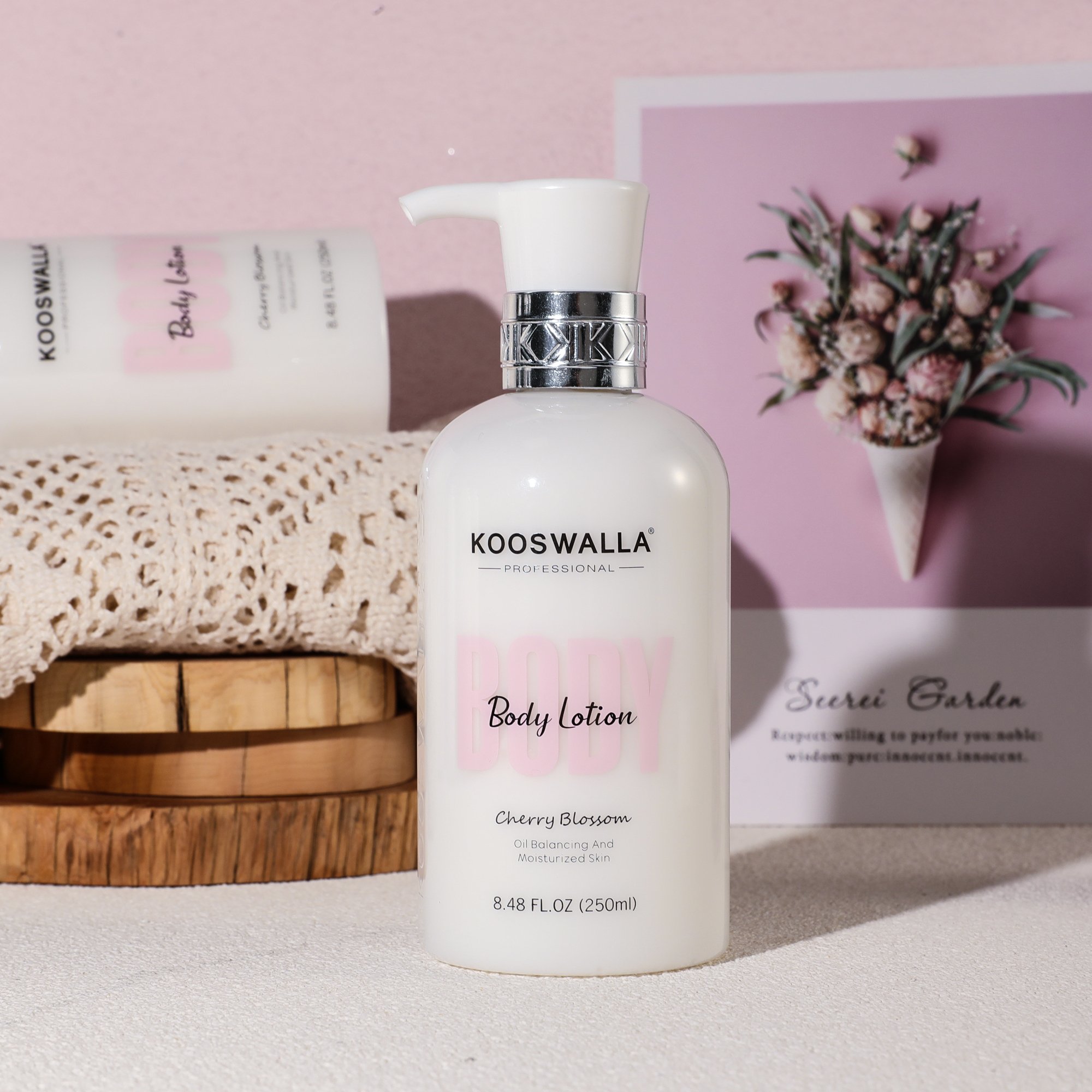 Best Private Label Restore & Hydrate Cherry Blossom Body Lotion Whitening Lotion For Black Skin
