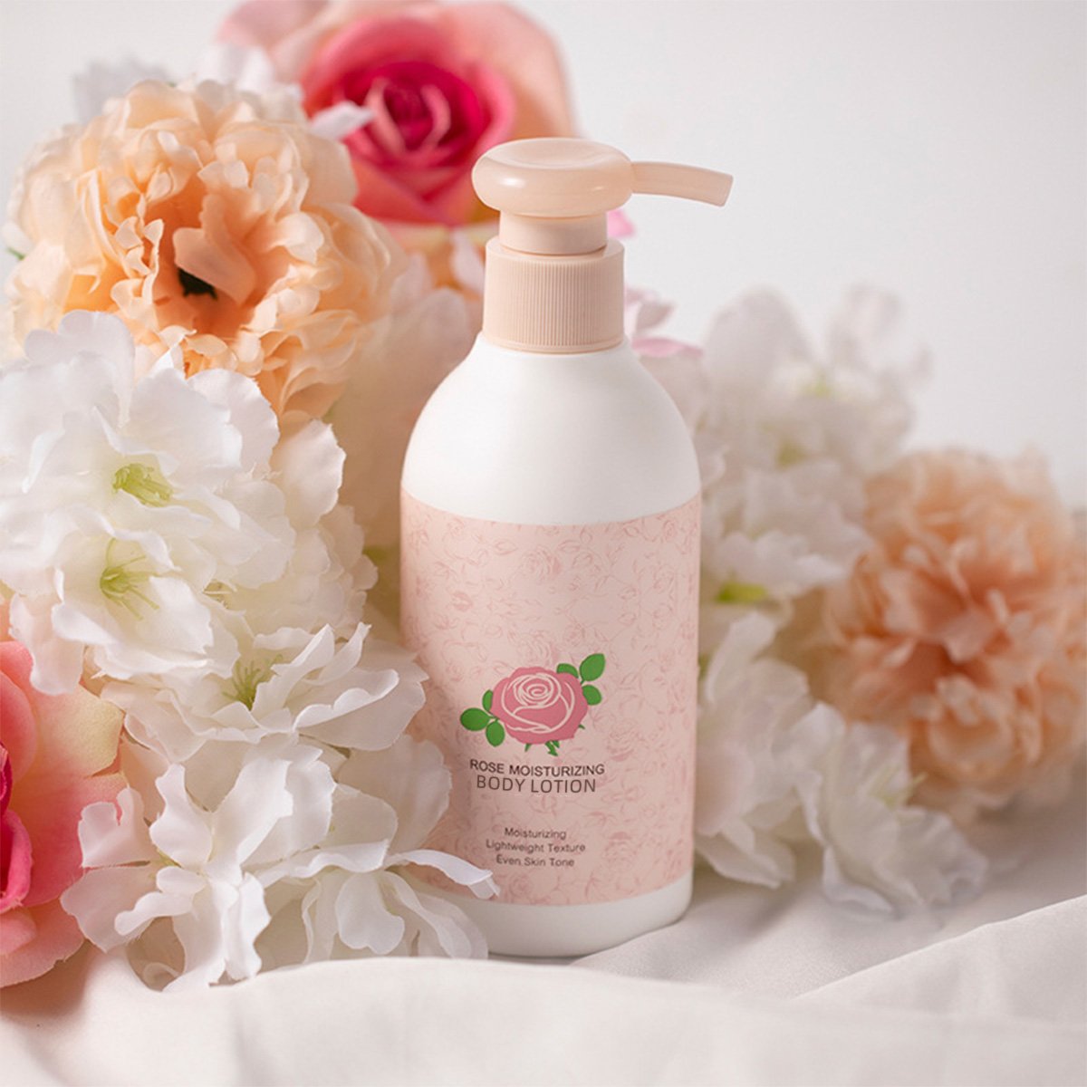 Private Label Rose Skin Care Hand And Body Hydrating Lotion Smooth Moisturizing Whitening Body Lotion