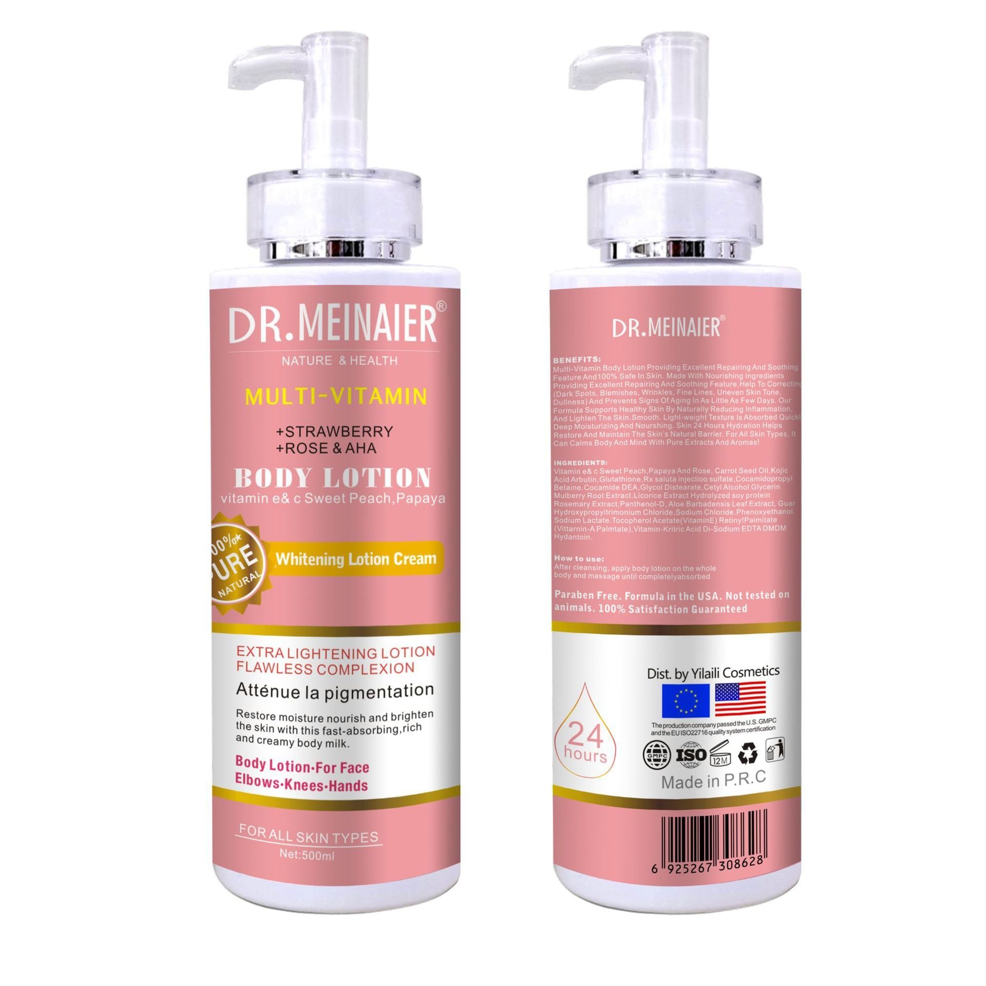 Multivitamin Body Lotion Moisturizing Body Lotion Body Whitening Lotion