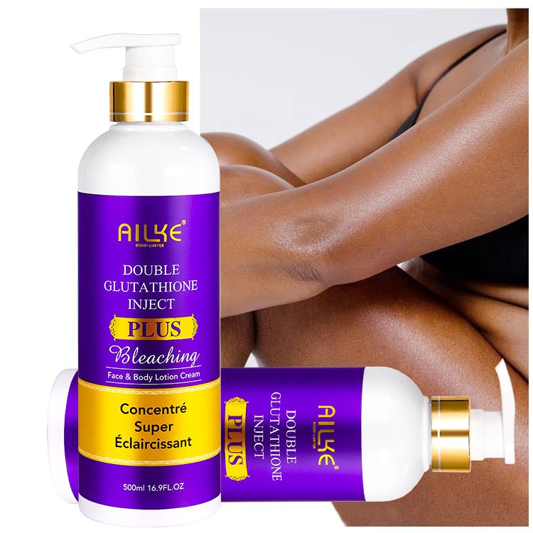 ALIKE Whitening Plus Glutathione Anti Freckle Shea Butter Beauty Facial Moisturizing Whitening Body Lotion For Dry Skin