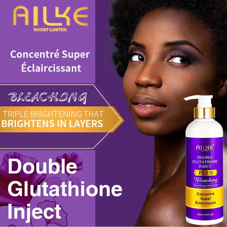 ALIKE Whitening Plus Glutathione Anti Freckle Shea Butter Beauty Facial Moisturizing Whitening Body Lotion For Dry Skin