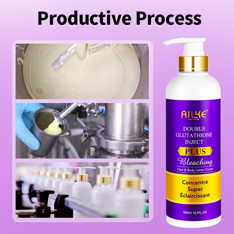 ALIKE Whitening Plus Glutathione Anti Freckle Shea Butter Beauty Facial Moisturizing Whitening Body Lotion For Dry Skin
