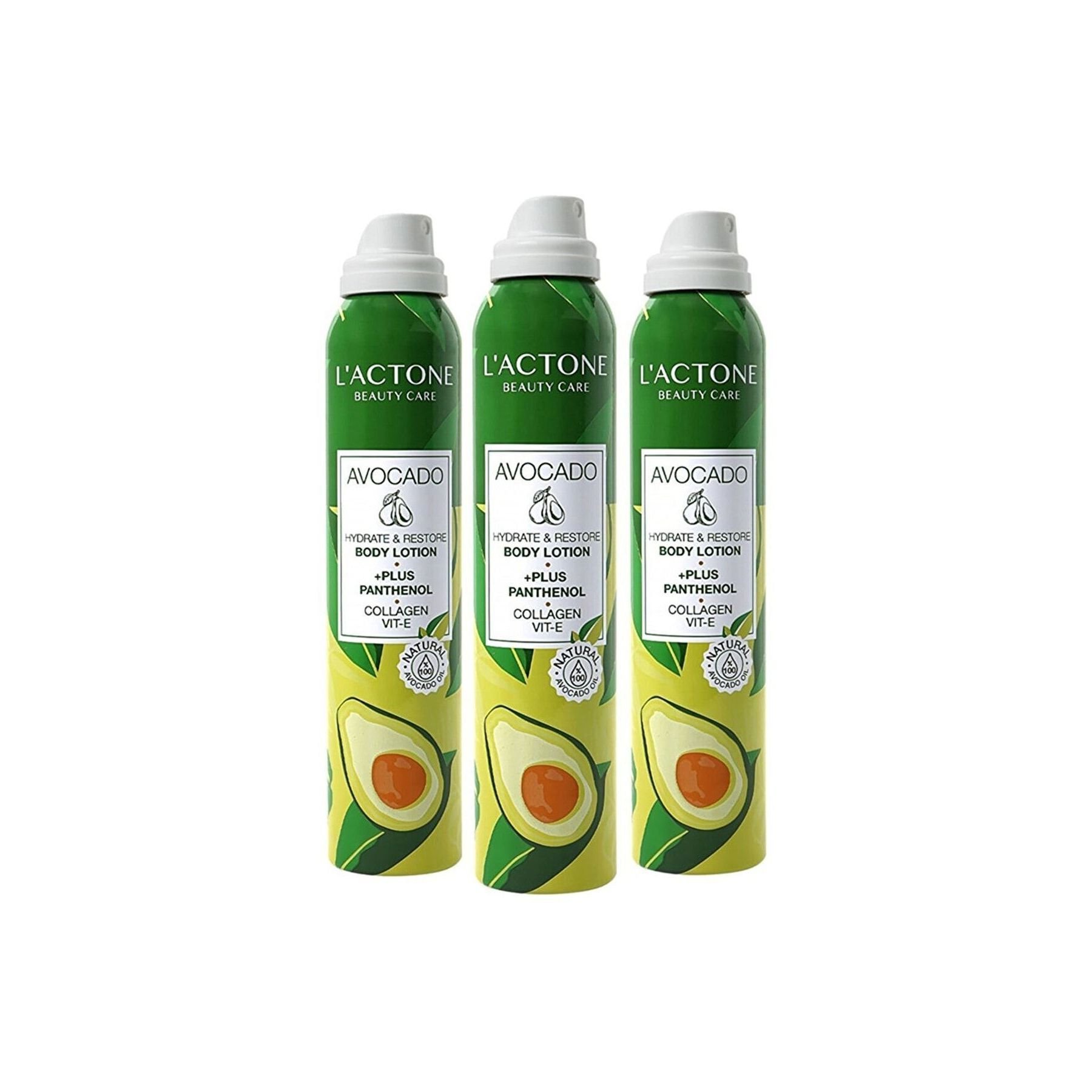 Avocado Panthenol Body Lotion 3'lü Set Moisturising Premium Skin Care