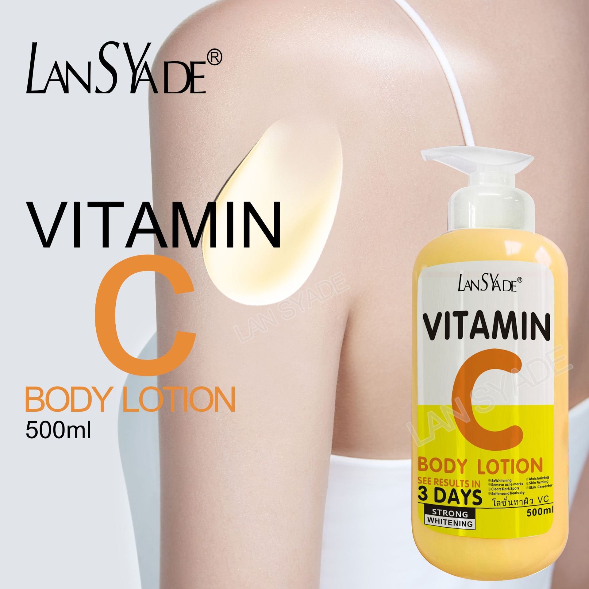 Face Body Care Cream Skin Whitening Lightening Lotion Body Moisturizing Cream