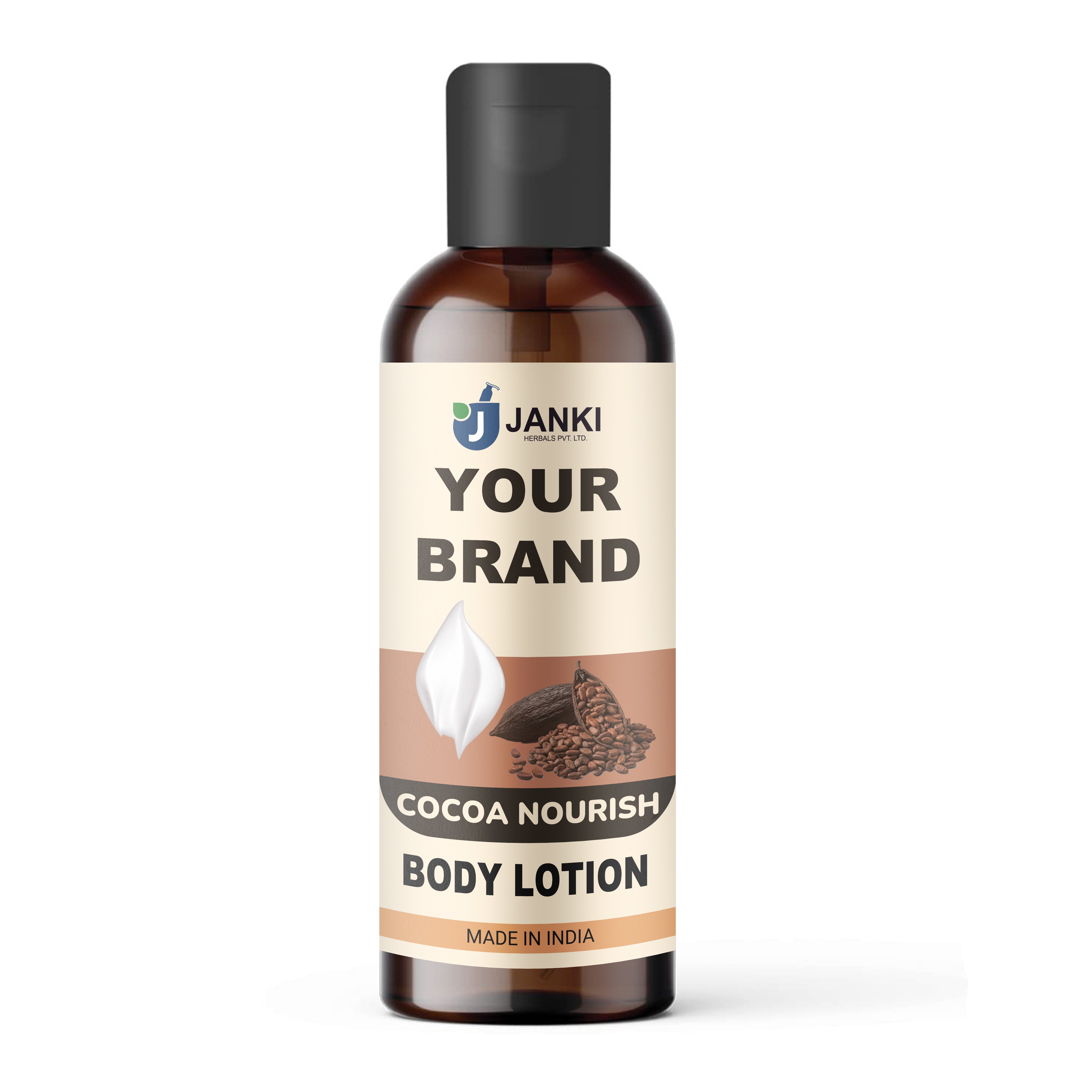 High-Demand Cocoa Butter Body Lotion for All Skin Types for Men and Women OEM Supplied at Wholesale Price from India