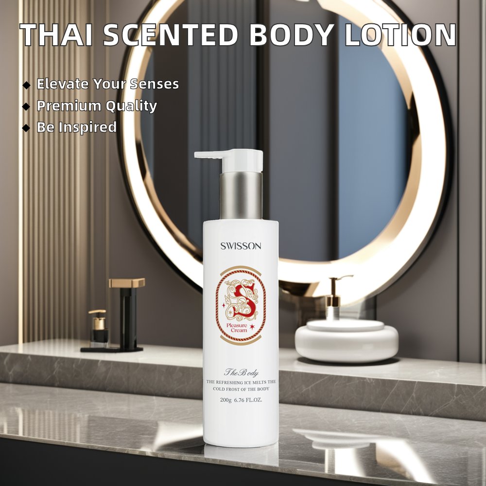 Thailand Private Label Skincare Perfume White Body Lotion Long Lasting Fragrance Moisturizing Lightening Cream Collagen Ginseng