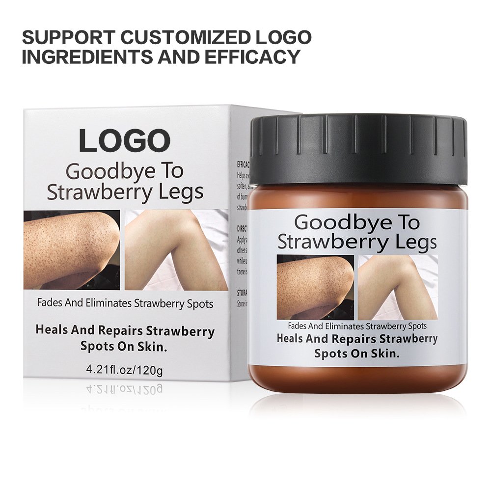 New Product Whitening Cream Repair and cure Elastic and smooth skin Strawberry Spotted Legs Bleaching Cream