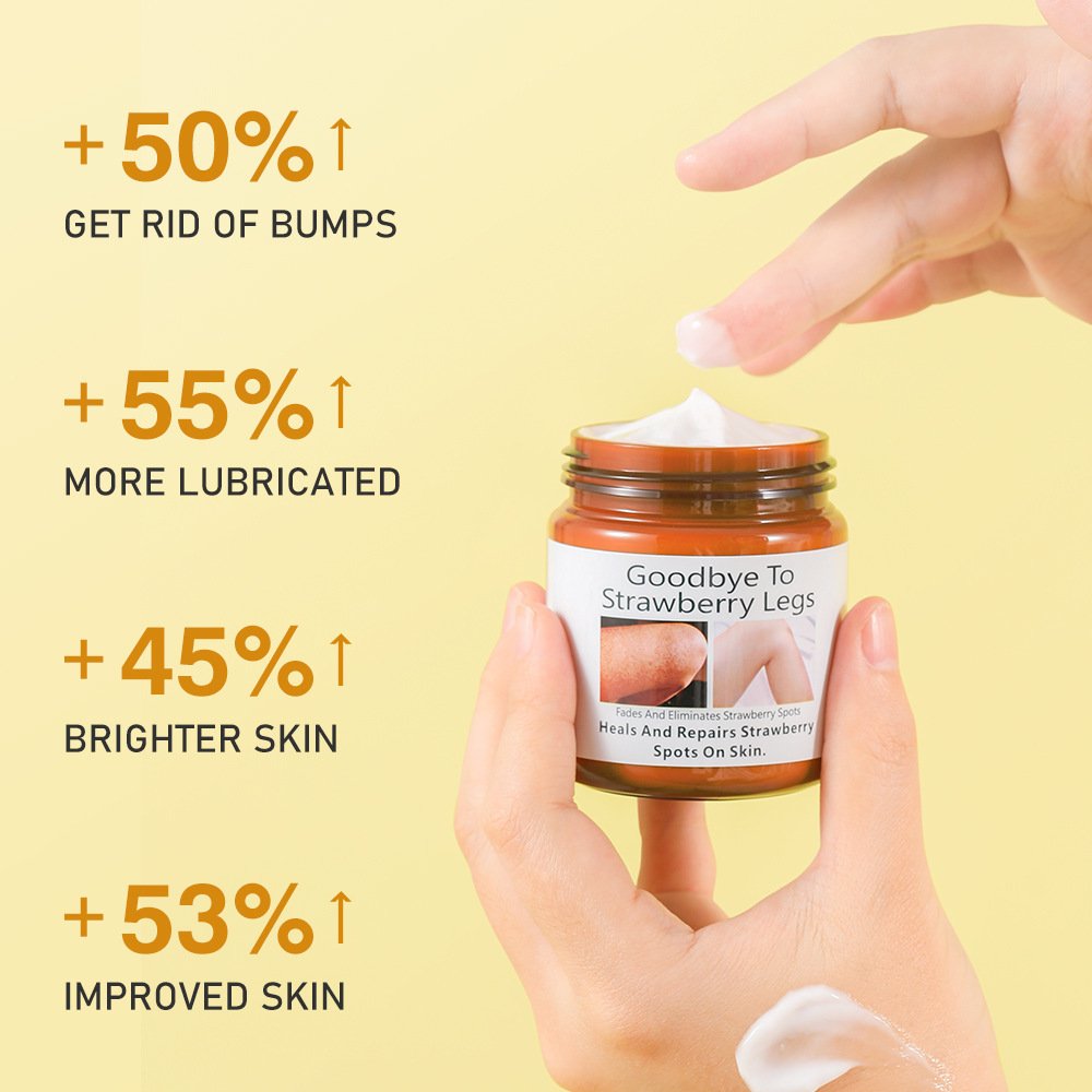 New Product Whitening Cream Repair and cure Elastic and smooth skin Strawberry Spotted Legs Bleaching Cream