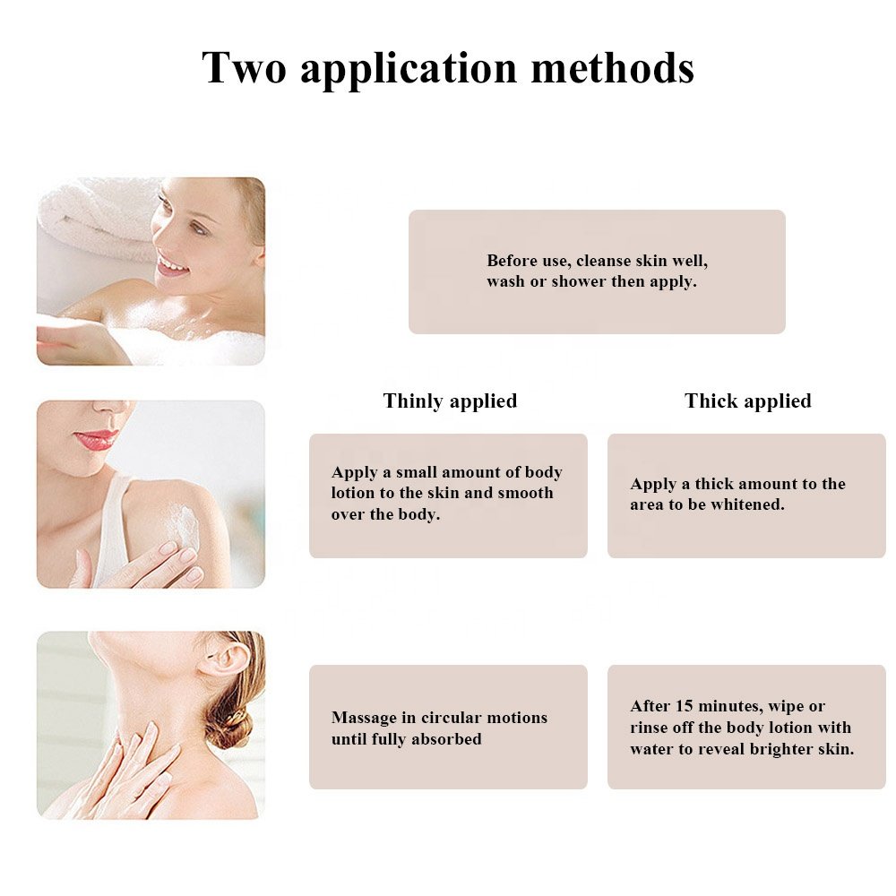 High Quality Whitening Body Lotion Private Label Instant Natural White Deep Moisturizing Anti-Aging Body Care Whitening Cream