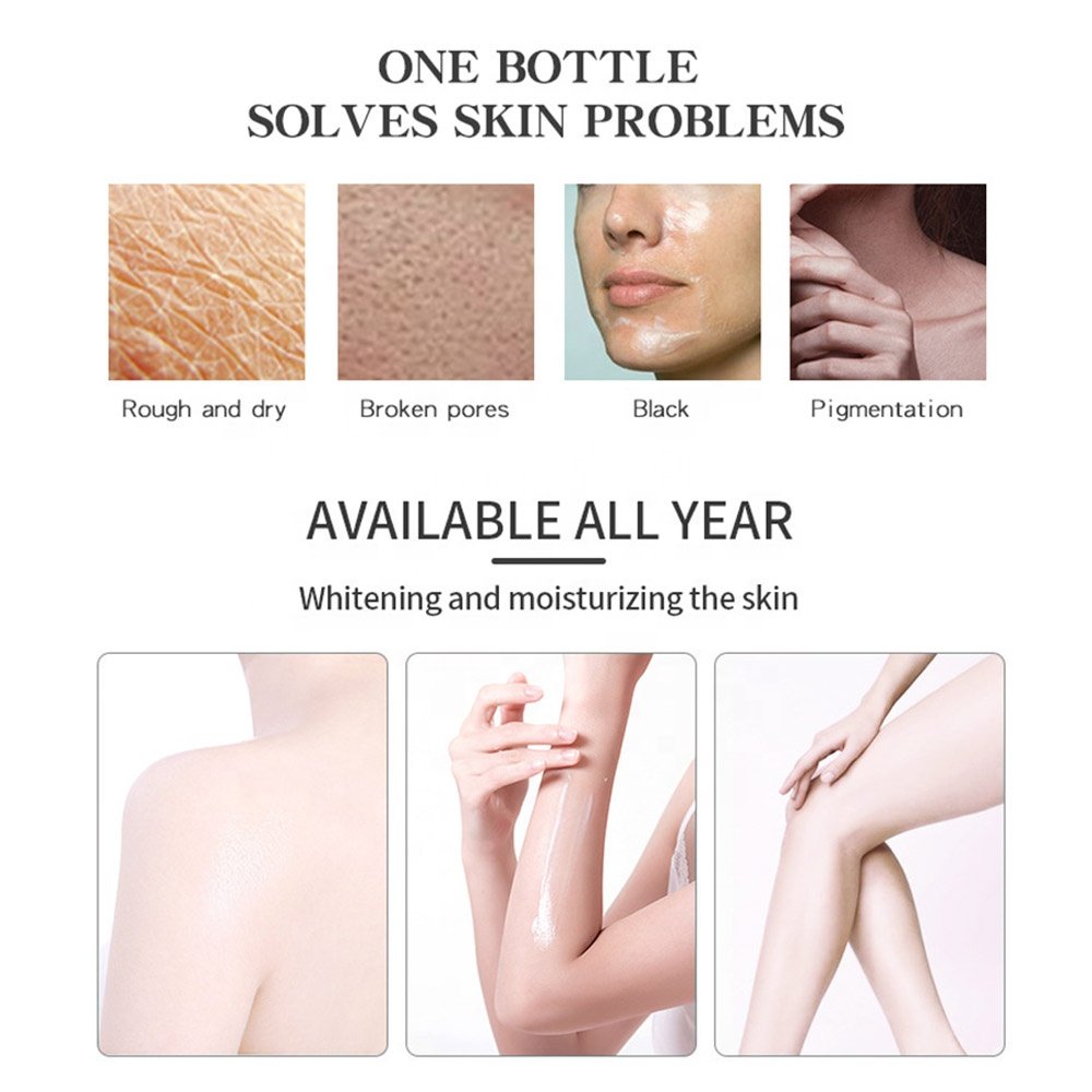 High Quality Whitening Body Lotion Private Label Instant Natural White Deep Moisturizing Anti-Aging Body Care Whitening Cream