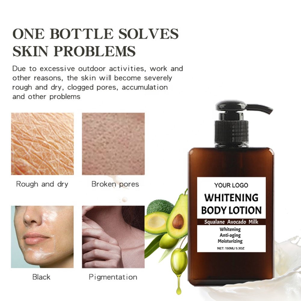 High Quality Whitening Body Lotion Private Label Instant Natural White Deep Moisturizing Anti-Aging Body Care Whitening Cream