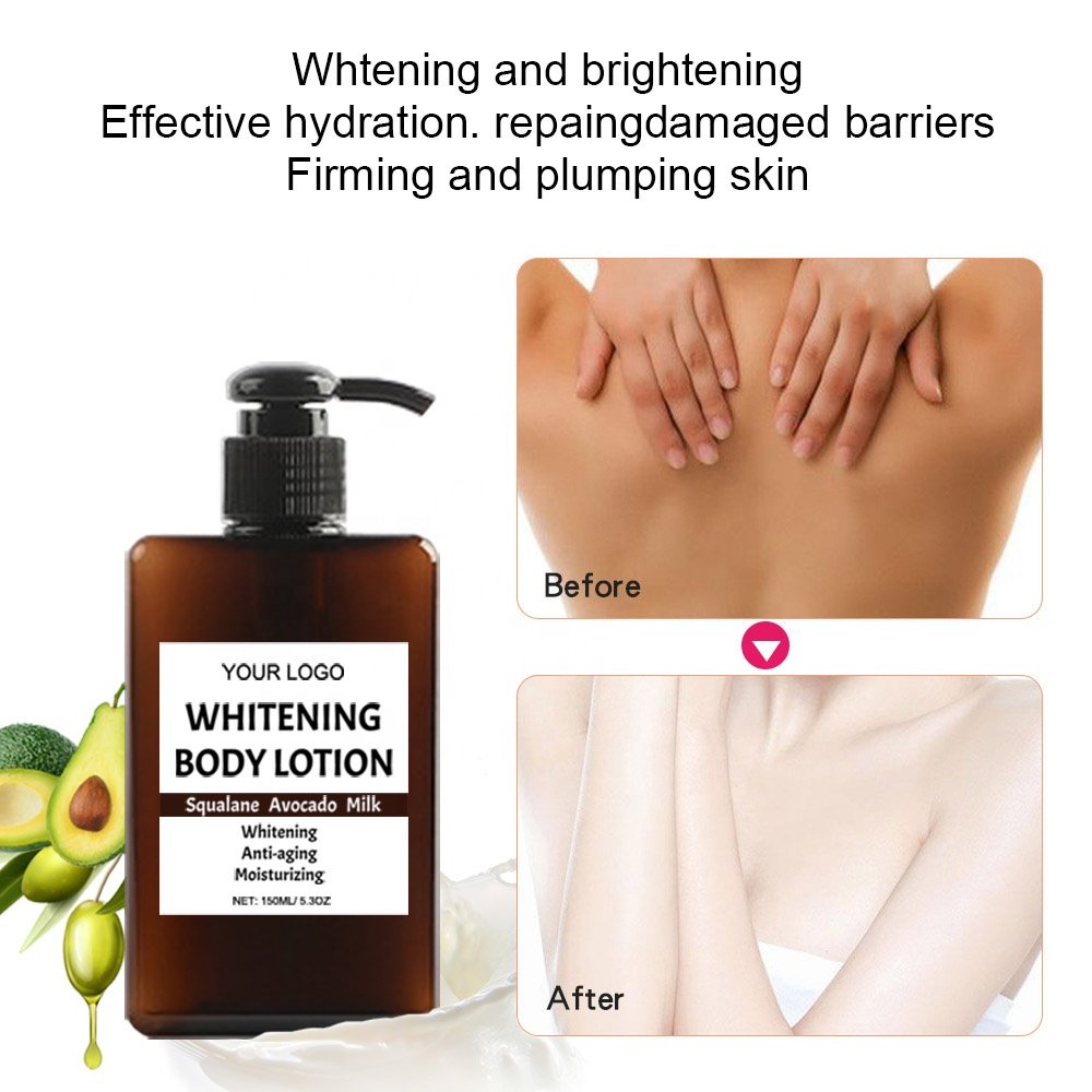 High Quality Whitening Body Lotion Private Label Instant Natural White Deep Moisturizing Anti-Aging Body Care Whitening Cream