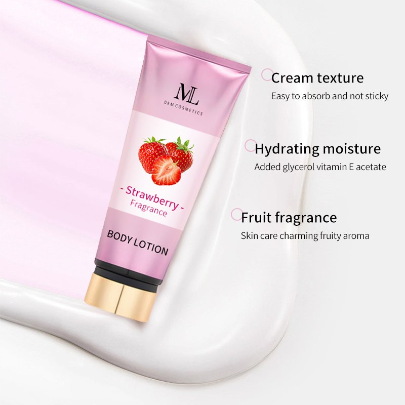 MLXL OEM Cosmetics Natural Fruit Fragrance Body Cream OEM Skincare Female Organic Lightening Body Lotion