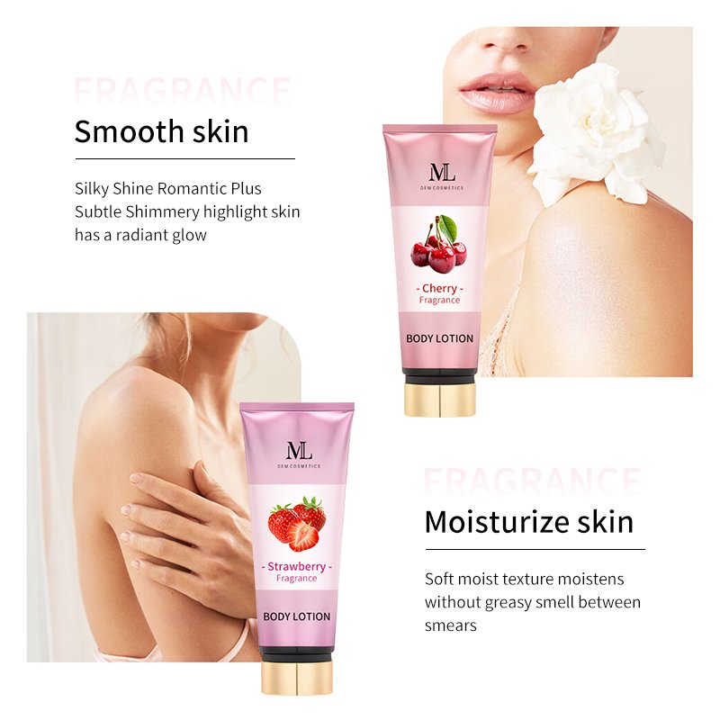 MLXL OEM Cosmetics Natural Fruit Fragrance Body Cream OEM Skincare Female Organic Lightening Body Lotion