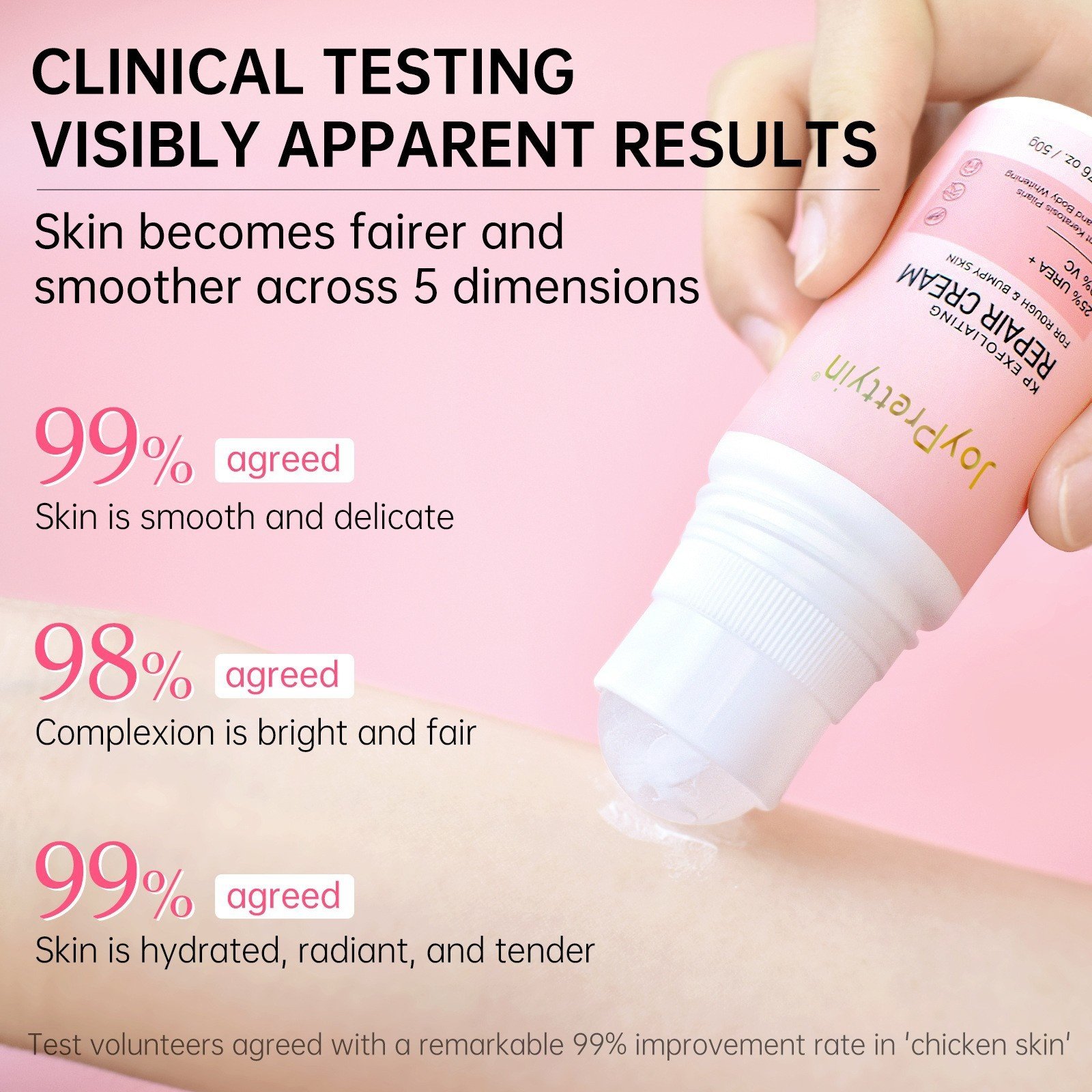 Joypretty Herbal Chicken Skin Care Cream Hydrating whitening Moisturizing Refreshing Repair Body Lotion for Adults Body Care
