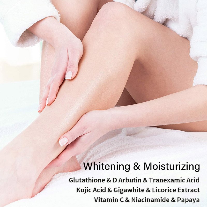 Strong Fast Bleaching Glutathione Arbutin Tranexamic Acid Kojic Acid Vitamin C Whitening Face Cream Body Lotion Skin Care Set