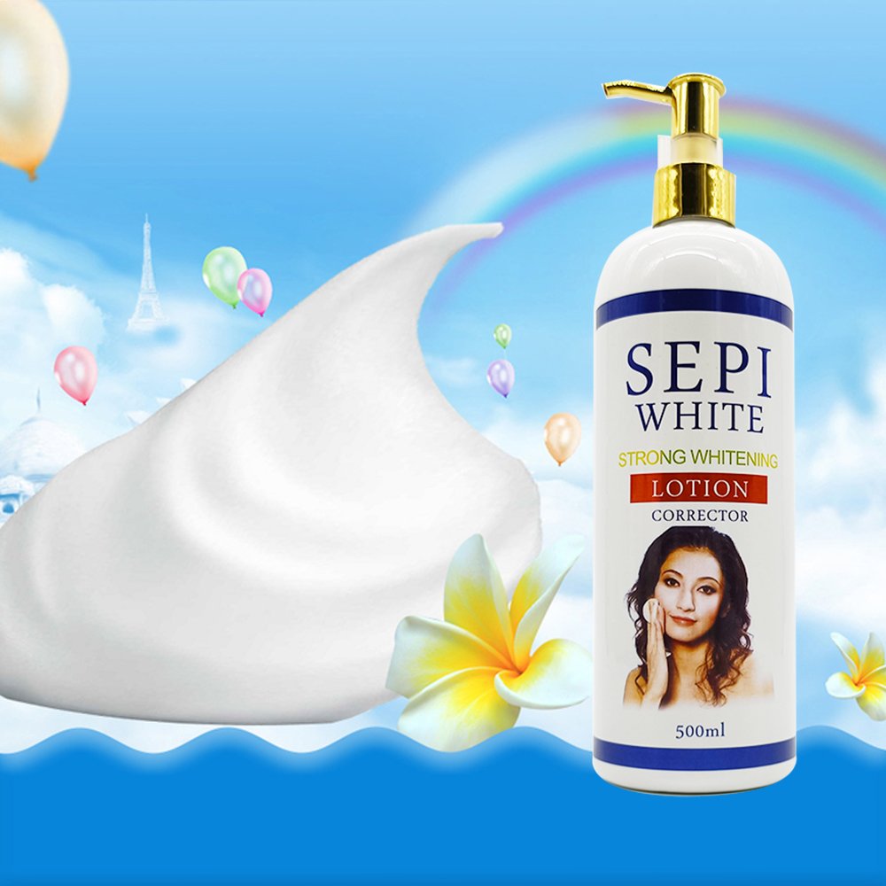 5D Gluta SEPI WHITE strong whitening corrector even tone fade dark spots nourishing body lotion 500ml