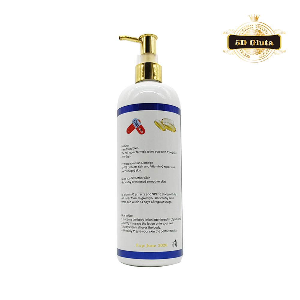 5D Gluta SEPI WHITE strong whitening corrector even tone fade dark spots nourishing body lotion 500ml