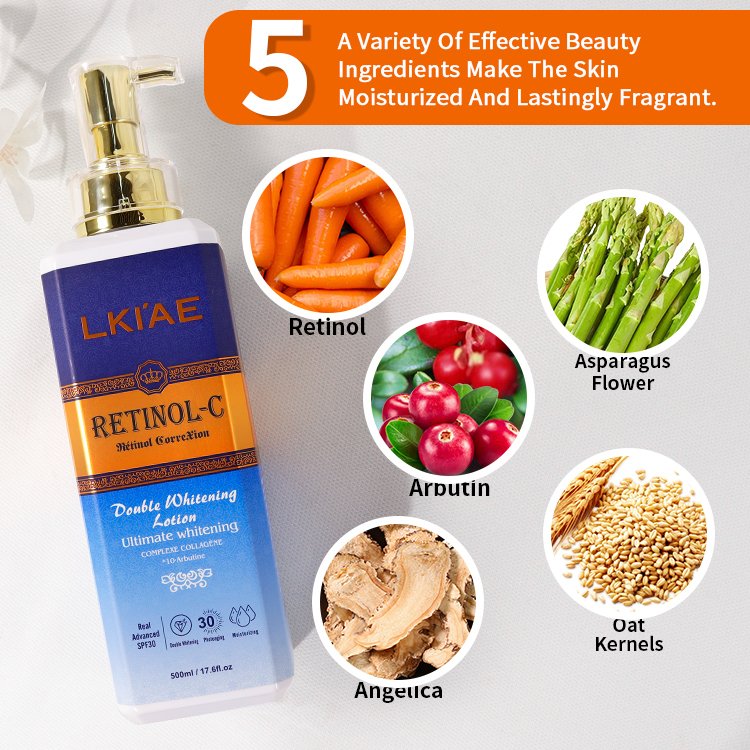 LKIAE Scented Cream Lightening Melasma And Freckles Remover Female Retinol Bleaching Whitening Lotion For The Body