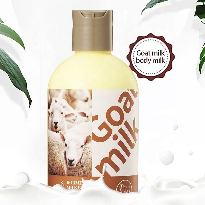 KORMESIC Hot sales Goat Milk Body Lotion Brighten Complexion Moisturizing Hydrating Body Lotion
