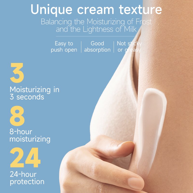 Hot Selling Natural Body Care Deep Moisturizing Anti-drying Lotion Organic Lightening Whitening Goat Fat Body Lotion For Women